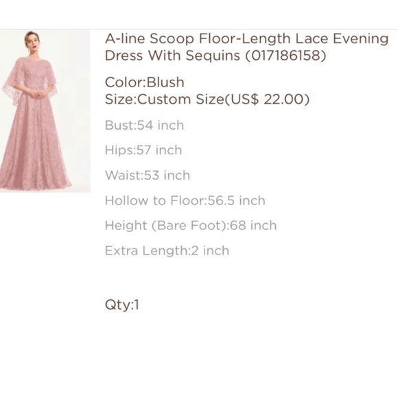 JJ House pink sequins WOMENS 26/28 With lace and sequins all over built …🫶 - Picture 3 of 10